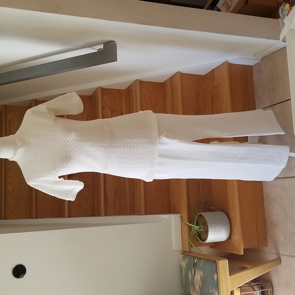 1960s Vintage Beeline Fashions Mod White Pant Suit